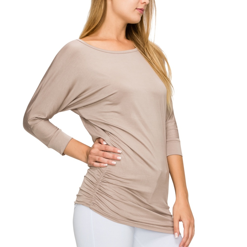 3/4 Sleeve Rayon Top